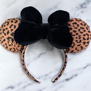 Cheetah Print Mickey Ears